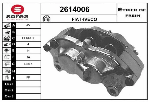 Brake Caliper (2614006)