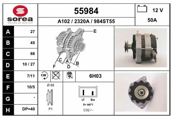 Alternator (55984)