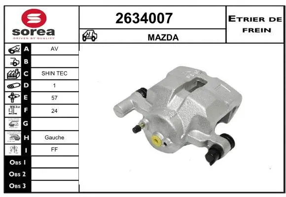 Brake Caliper (2634007)