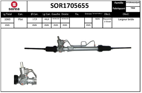 Steering Gear (SOR1705655)