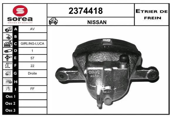 Brake Caliper (2374418)