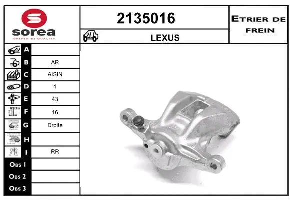 Brake Caliper (2135016)