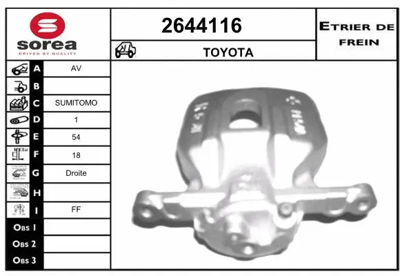 Brake Caliper (2644116)