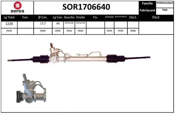 Steering Gear (SOR1706640)