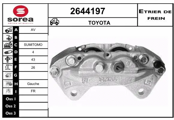 Brake Caliper (2644197)