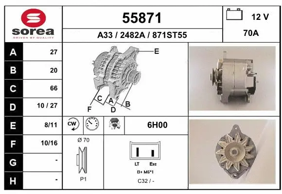 Alternator (55871)