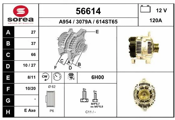Alternator (56614)