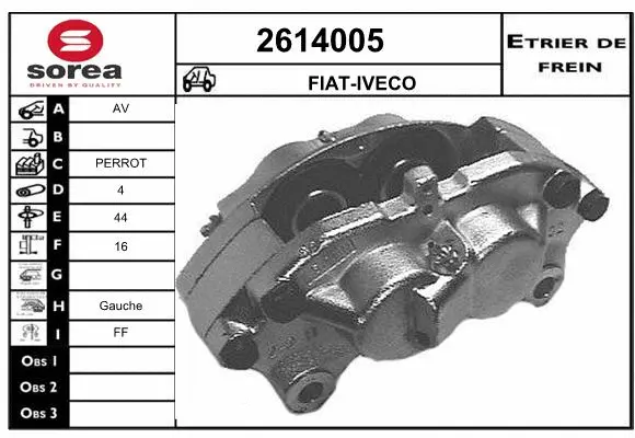 Brake Caliper (2614005)