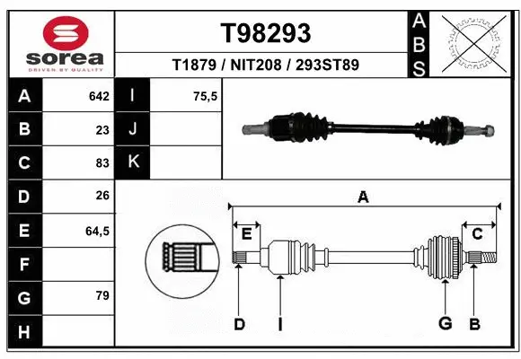 Drive Shaft (T98293)
