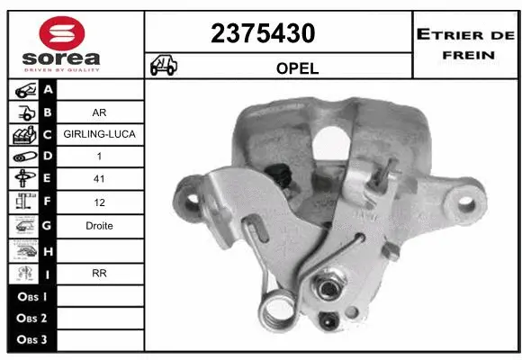 Brake Caliper (2375430)
