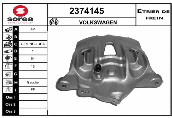 Brake Caliper (2374145)