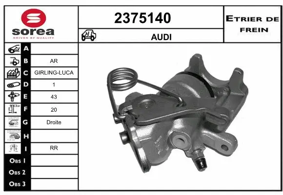 Brake Caliper (2375140)