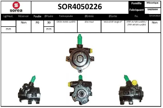 Hydraulic Pump, steering (SOR4050226)
