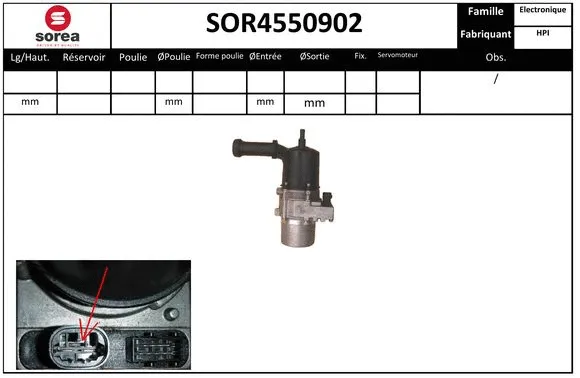 Hydraulic Pump, steering (SOR4550902)