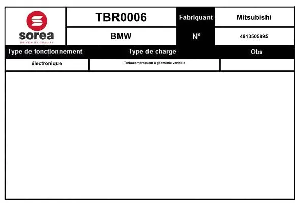 Charger, charging (supercharged/turbocharged) (TBR0006)