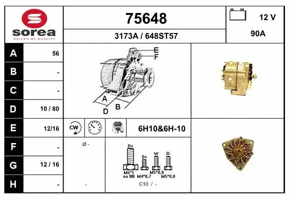 Alternator (75648)