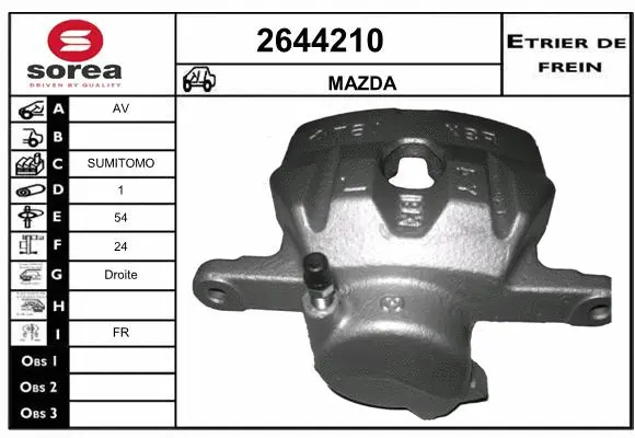 Brake Caliper (2644210)