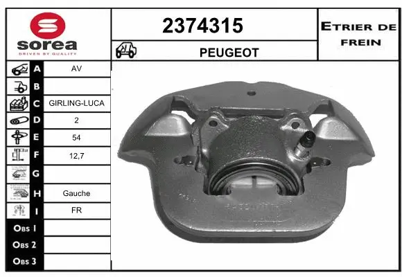 Brake Caliper (2374315)