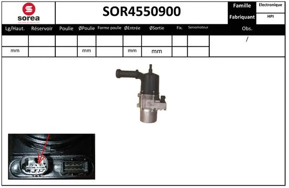 Hydraulic Pump, steering (SOR4550900)