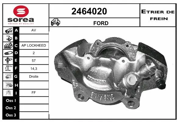 Brake Caliper (2464020)
