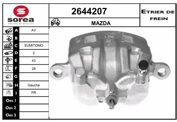 Brake Caliper (2644207)