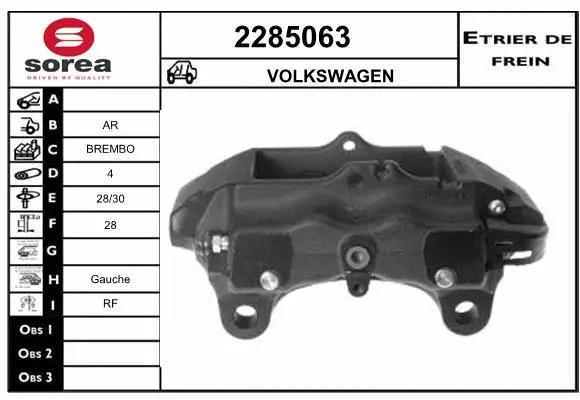Brake Caliper (2285063)