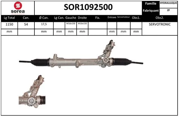 Steering Gear (SOR1092500)