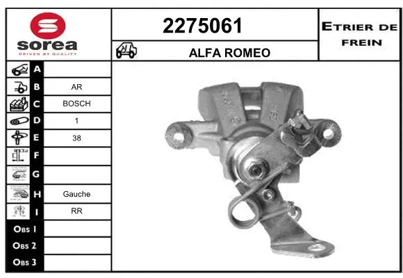 Brake Caliper (2275061)
