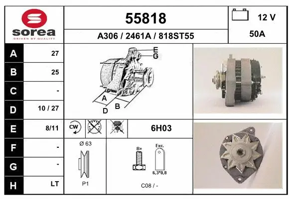 Alternator (55818)