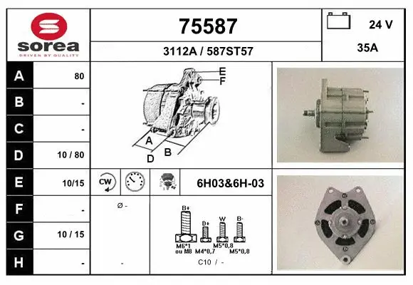 Alternator (75587)