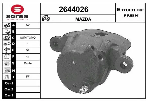 Brake Caliper (2644026)