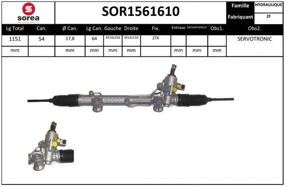 Steering Gear (SOR1561610)
