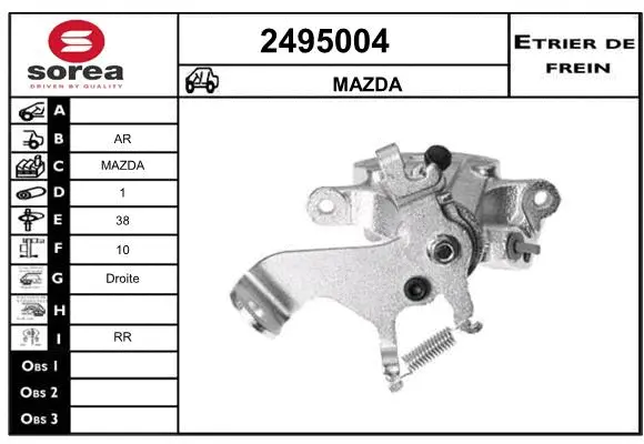 Brake Caliper (2495004)