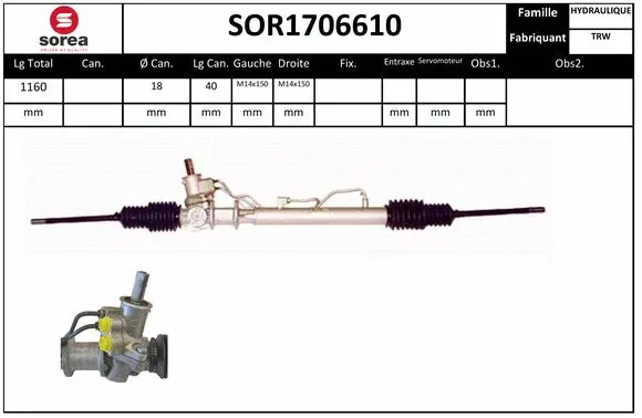 Steering Gear (SOR1706610)