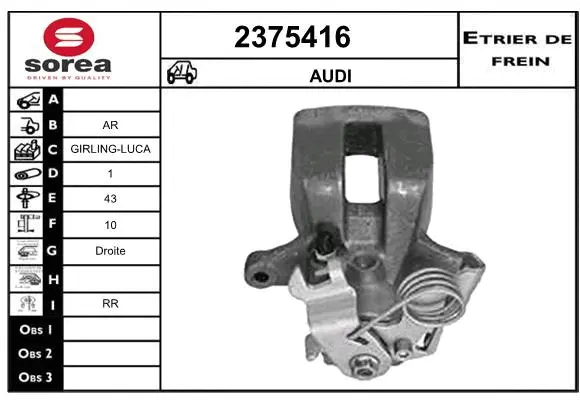 Brake Caliper (2375416)