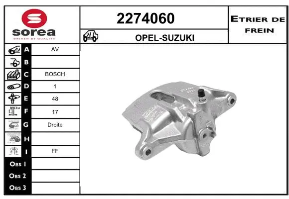 Brake Caliper (2274060)