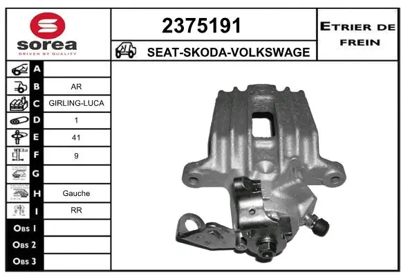 Brake Caliper (2375191)