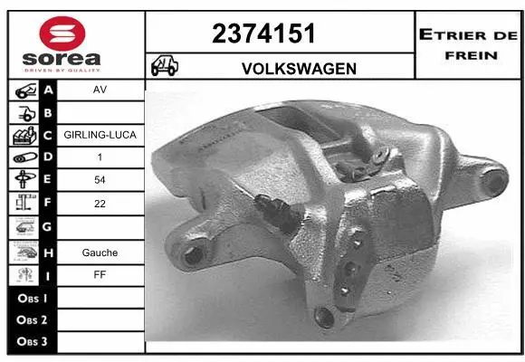 Brake Caliper (2374151)