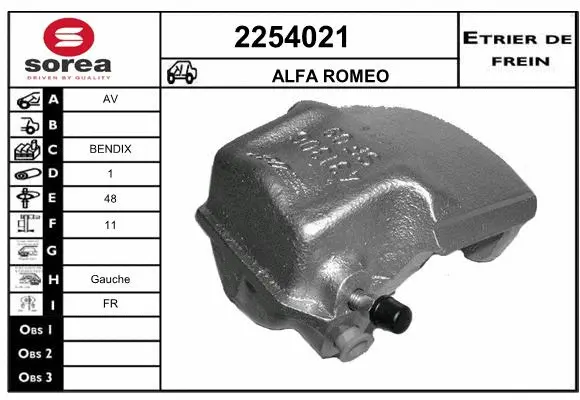 Brake Caliper (2254021)