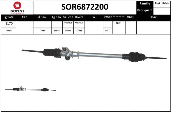 Steering Gear (SOR6872200)