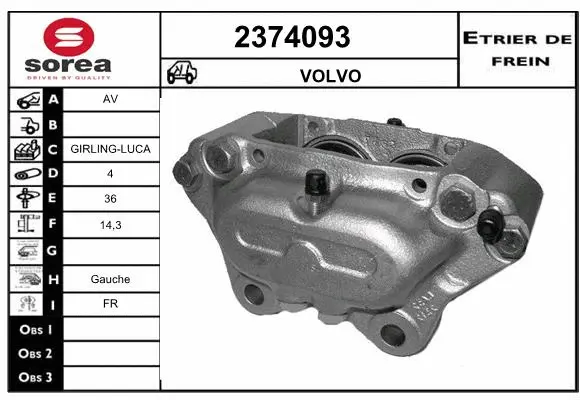 Brake Caliper (2374093)