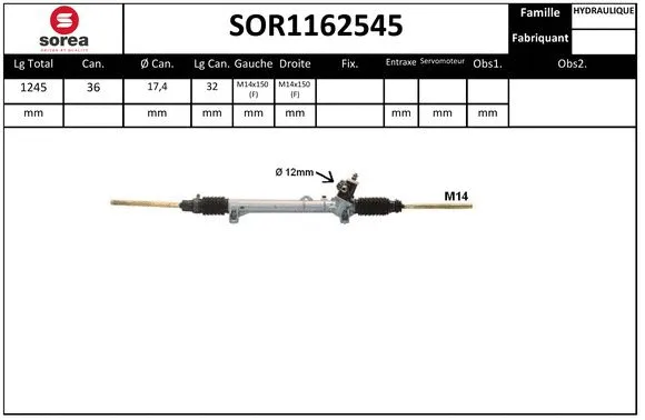 Steering Gear (SOR1162545)