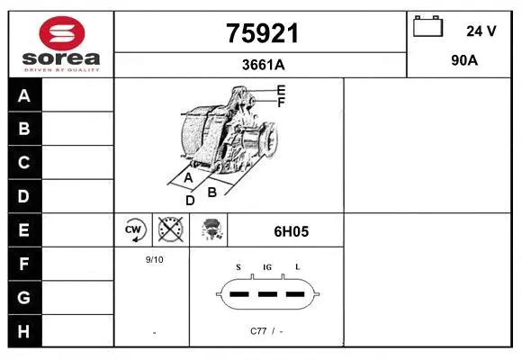 Alternator (75921)