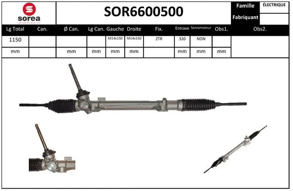 Steering Gear (SOR6600500)