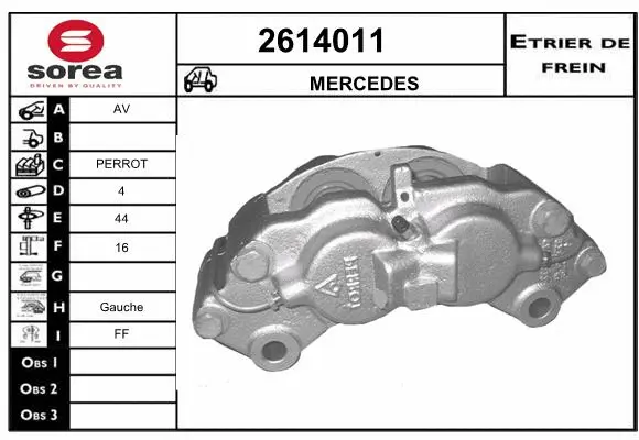 Brake Caliper (2614011)