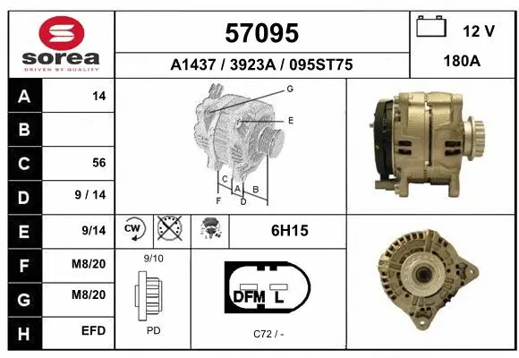 Alternator (57095)