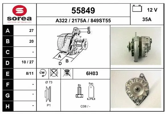 Alternator (55849)