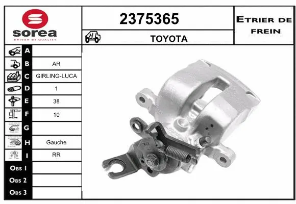 Brake Caliper (2375365)