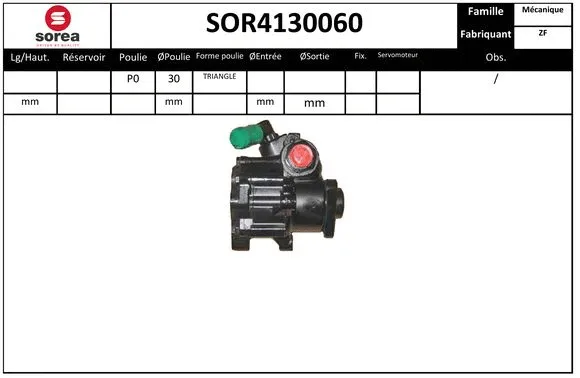 Hydraulic Pump, steering (SOR4130060)