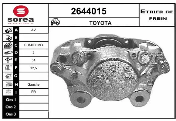 Brake Caliper (2644015)